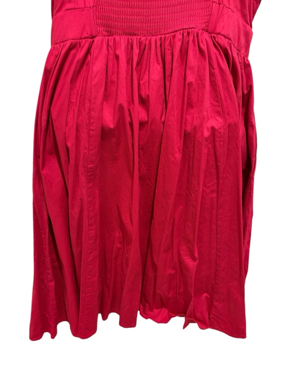 TORRID Mini Poplin Tie-Front Skater Dress Berry Size 0/L - Picture 8 of 13